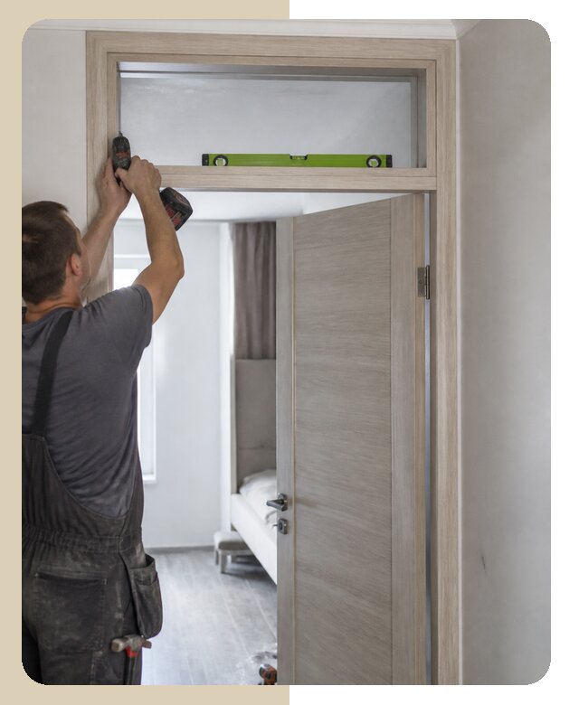 Профессиональная установка фрамуги двери под ключ в Ярцеве