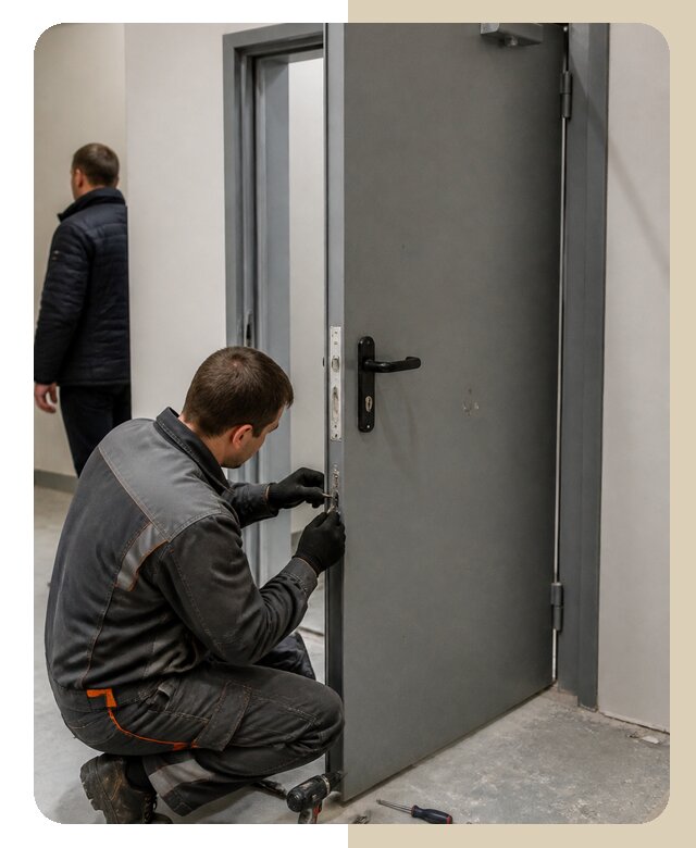 Ремонт противопожарной двери в Ярцеве по цене 6613 р. | ДвериЛегко-Рцв