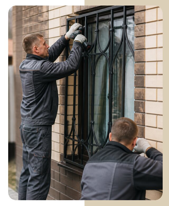Установка решеток в дом в Ярцеве по цене от 3561 р. | ДвериЛегко-Рцв