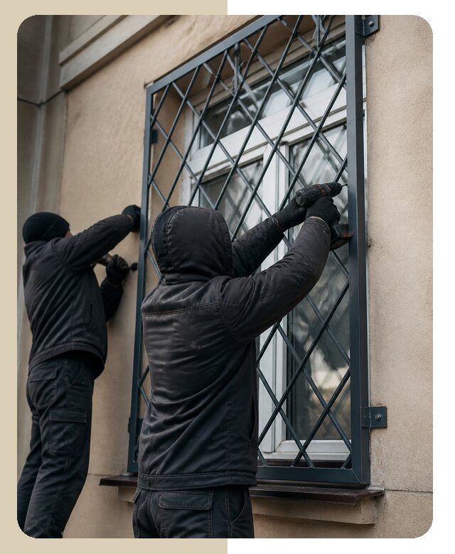Установка антивандальных решеток на окна в Ярцеве